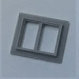 QRA020 - Toilet Windows 5pc (HO Scale)