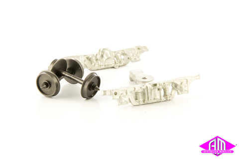 QR Commonwealth Bogies 1 Pair 16.5mm Gauge
