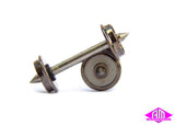 QRB080HO - Wheelsets (16.5mm Gauge) 7.6mm (2'2") 12pc (HO Scale)