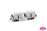 HJC Cement Wagon Set 2 RTR032 (3 PACK) HO 16.5mm Gauge