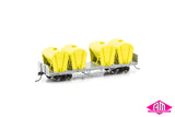 HJC Cement Wagon Set 3 RTR033 (3 PACK) HO 16.5mm Gauge