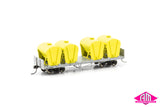 HJC Cement Wagon Set 3 RTR033 (3 PACK) HO 16.5mm Gauge