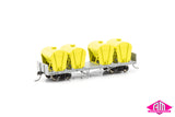 HJC Cement Wagon Set 4 RTR034 (3 PACK) HO 16.5mm Gauge