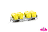 HJC Cement Wagon Set 4 RTR034 (3 PACK) HO 16.5mm Gauge