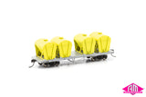 HJC Cement Wagon Set 5 RTR035 (3 PACK) HO 16.5mm Gauge