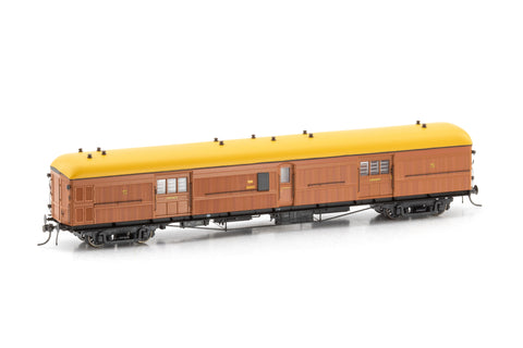 MHO/VHO Brake Vans MHO 1816 1920/30s Varnish Finish (HO Scale)