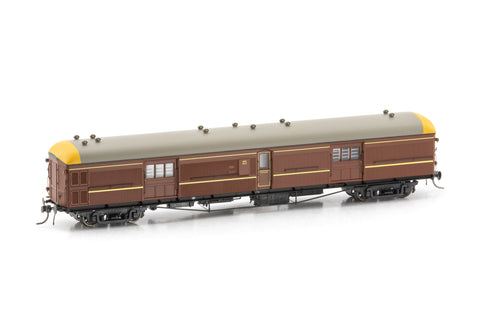 MHO/VHO Brake Vans MHO 1917 1950/60s Indian Red (HO Scale)