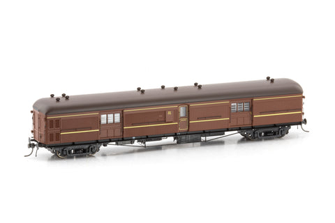 MHO/VHO Brake Vans MHO 1920 1950/60s Indian Red (HO Scale)