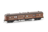 MHO/VHO Brake Vans MHO 2631 / KB 2510 1970s Indian Red Twin Pack (HO Scale)