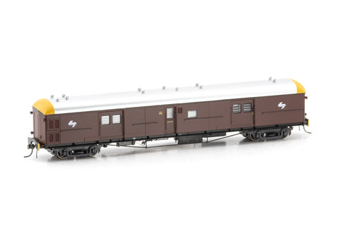 MHO/VHO Brake Vans AAH 2603 Late 1970s Light Purple Brown (HO Scale)