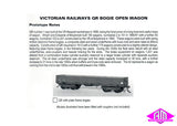 SE-R27PF - QR Bogie Open Wagon Kit - with Plate Frame Bogies (HO Scale)