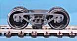 SE-B8S - V/Line XSC Black Spring Bogies - Spoked Wheels (HO Scale)