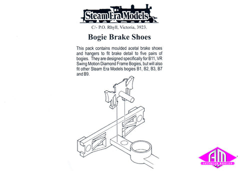 Bogie Brake Shoes - for 10 Bogies
