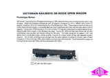 SE-R27CS - QR Bogie Open Wagon Kit - with 40 Ton Cast Steel Bogies (HO Scale)