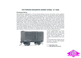 SE-R30T - Victorian Railways Short Steel U Van With Trap Door Kit (HO Scale)