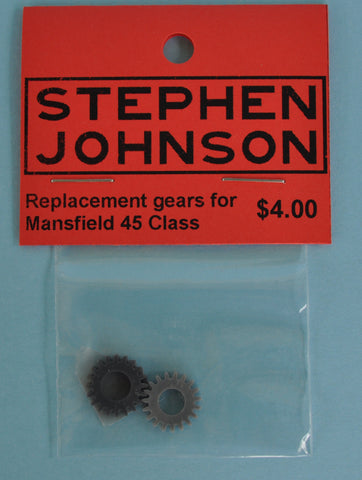 SJ-45G - Replacement Gears For Brass 45 Class (HO Scale)