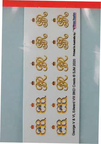 SJ-BKDRC - BKD Royal Cyphers Decal Set (HO Scale)