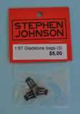 SJ-DPGB - Gladstone Bags 3pc (HO Scale)