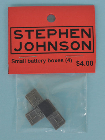 SJ-SBBX - Small Battery Boxes (HO Scale)