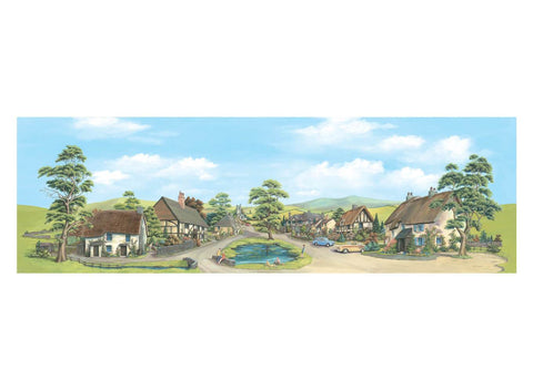 Peco - SK-15 - Backscene - Large - Village