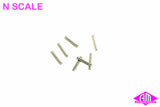 Peco - SL-310 - Code 80/55 Rail Joiners - Metal - 24pc (N Scale)