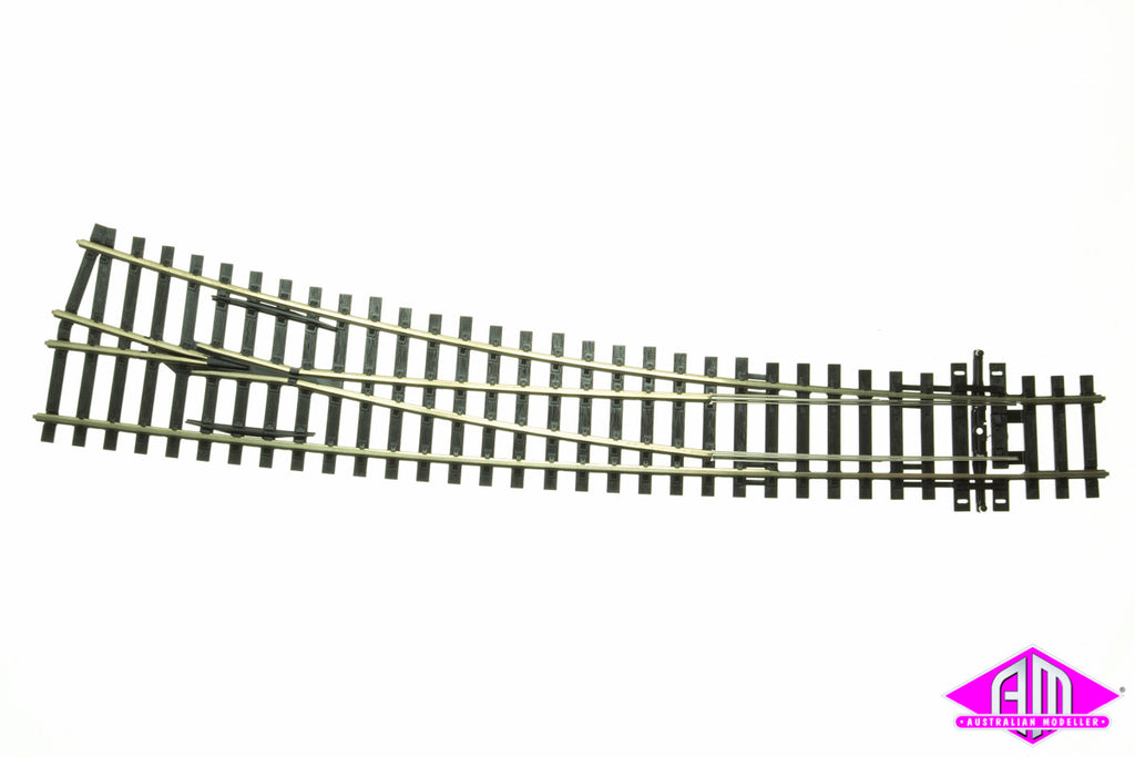 PECO SL-E1486 HOm 12mm Gauge Code 75 Curved 609/457mm Radius Right Hand Point 1s PECO SL-E1486 HOm 12mm Gauge Code 75 Curved 609/457mm Radius Right Hand Point 1s