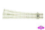 Peco - SL-E1095 - Code 75 Electrofrog - Concrete Sleeper - Medium Right Hand Point (HO Scale)