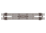 Peco - SL-E383F - Code 55 Electrofrog - Scissor Crossing (N Scale)