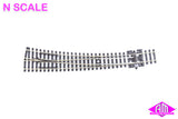 Peco - SL-E386 - Code 80 Electrofrog - Curved Right Point (N Scale)