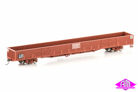 AOOX Open Wagon with doors, Australian National Railways Red, 4 Car Pack SOW-4