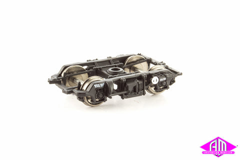 N Passenger Car Bogies with Spring Parking Brake & Packaged Bearing Axleboxes 1 Pair SP-23
