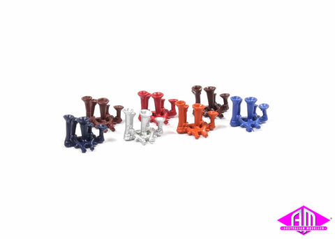 422 Class Horn, Deep Indian Red 1 Pair SP-42