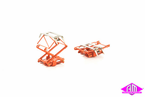 Pantographs NSW Late Style Red - 1 Pair SP-48