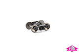 SP-83 XCS Bogie with 36" RP25-110 Blackened Metal Disc Wheels - 1 Pair