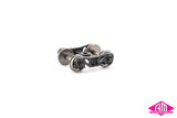 SP-87 2CM Bogie with 36" RP25-110 Blackened Metal Disc Wheels - 1 Pair