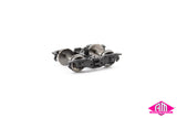 SP-90 2AE Bogies with 36" RP25-110 Blackened Metal Disc Wheels - 1 Pair