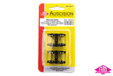 SP-90 2AE Bogies with 36" RP25-110 Blackened Metal Disc Wheels - 1 Pair