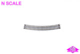 Peco - ST-18 - Code 80 Setrack - No.4 Radius - Standard Curve (N Scale)