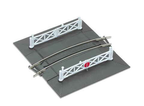 Peco - ST-266 - Curved Level Crossing - 1st Radius (HO Scale)