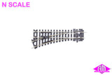 Peco - ST-6 - Code 80 Setrack - Left Point 9" Radius (N Scale)