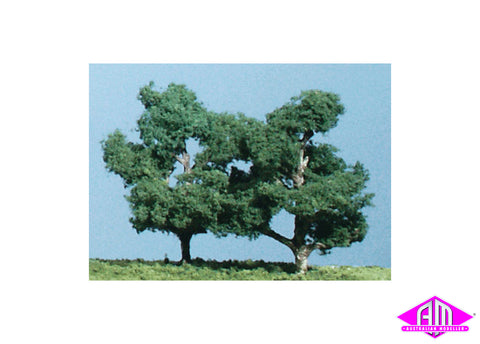 TK17 - Realistic Tree Kit - Shag Bark Trees 5pc (8.89cm)