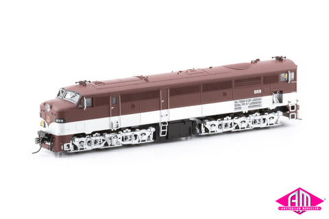 930 Class Locomotive , HO Scale, South Australian Railways - Maroon/Silver, 959