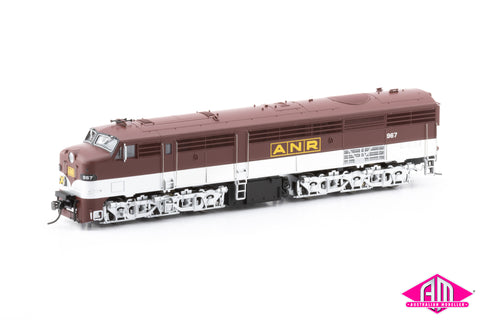 930 Class Locomotive , HO Scale, Australian National Railways - Maroon/Silver, 967