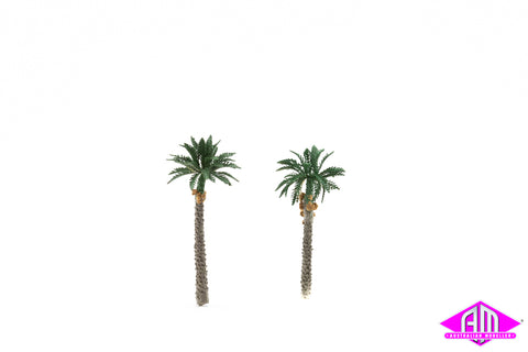 Ground Up - Palm Trees Brass 55mm (2pc)