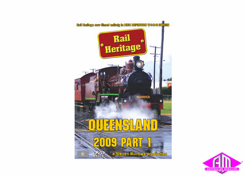 Rail Heritage - Queensland 2009 Part 1 (DVD)