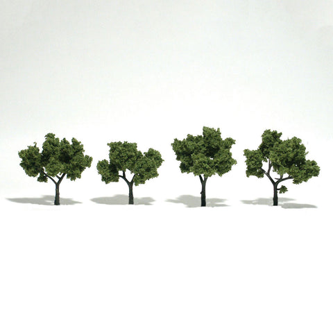 TR1503 - Trees Light Green 4pk (5.08cm - 7.62cm)