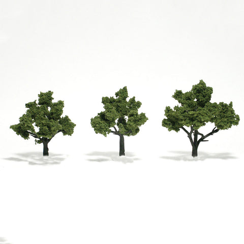 TR1506 - Trees Light Green 3pk (7.62cm - 10.1cm)