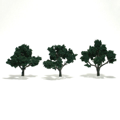 TR1508 - Trees Dark Green 3pk (7.62cm - 10.1cm)