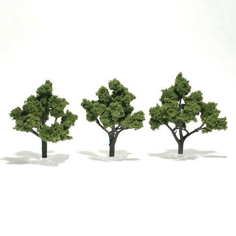 TR1509 - Trees Light Green 3pk (10.1cm - 12.7cm)