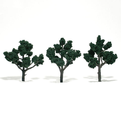 TR1511 - Trees Dark Green 3pk (10.1cm - 12.7cm)